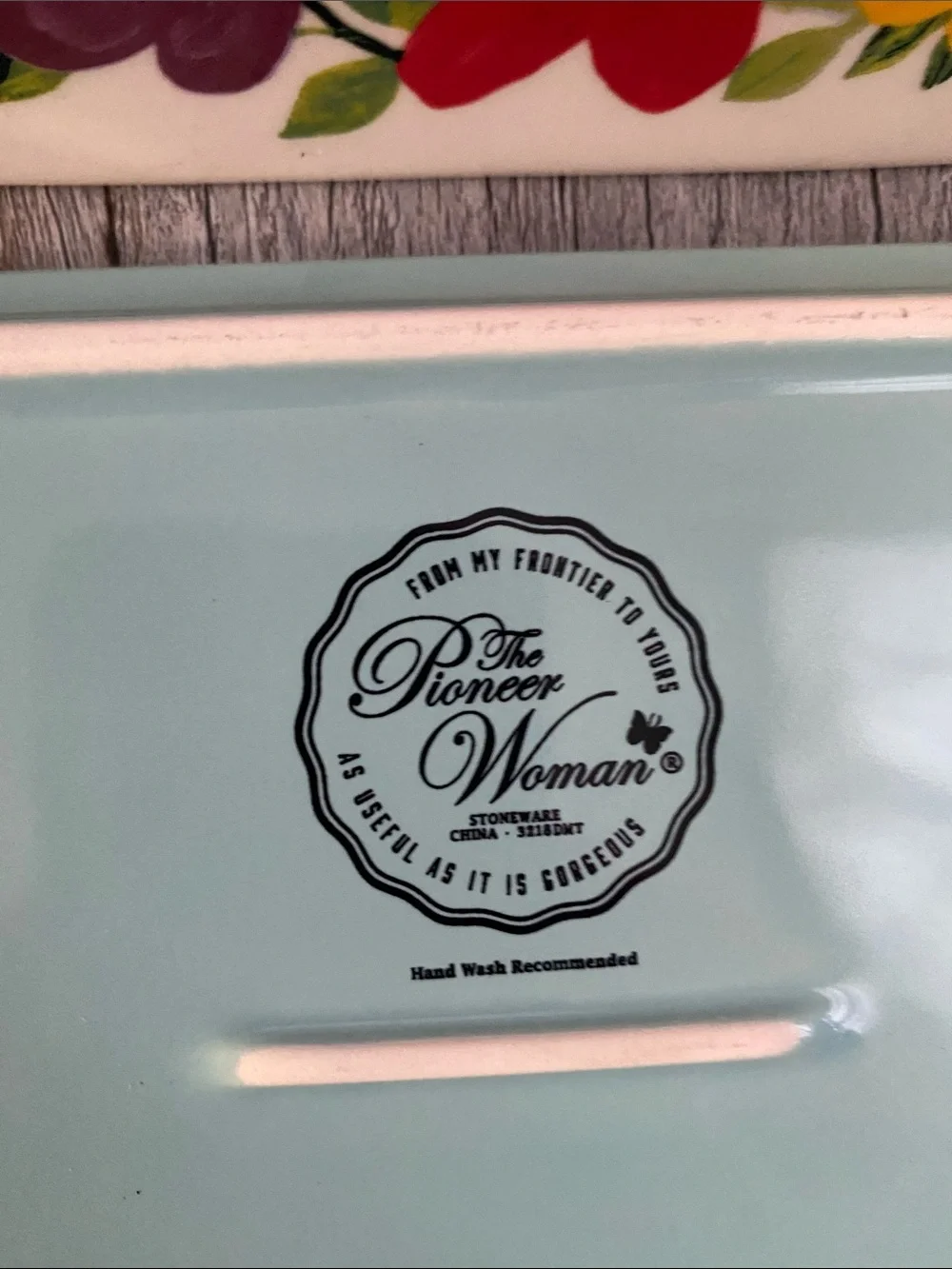 The Pioneer Women Sweet Romance Double Butter Dish Ceramic.